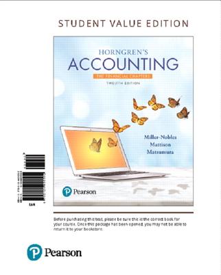 Horngren's Accounting, the Financial Chapters