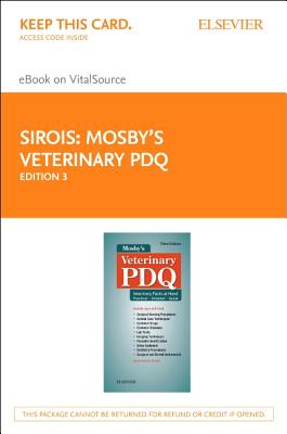 Mosby's Veterinary PDQ - Elsevier eBook on Vitalsource (Retail Access Card): Veterinary Facts at Hand