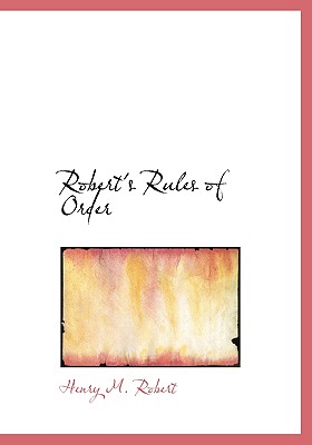 Robert's Rules of Order