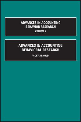 Advances in Accounting Behavioral Research