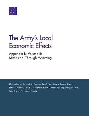 The Army's Local Economic Effects: Appendix B: Mississippi Through Wyoming