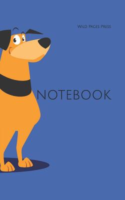 Notebook: illustration cute animal dog pet puppy hound wolf dachshund hunting dog great dane