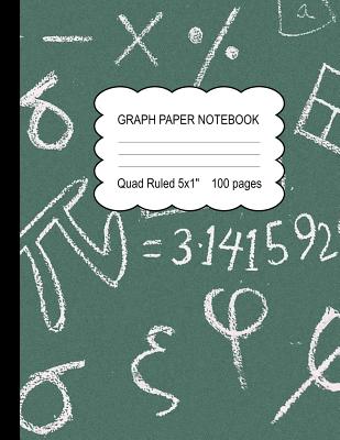 Graph Paper Notebook: Quad Ruled Math And Sience Composition Notebook, Squared Grid Paper For Students And Teacher