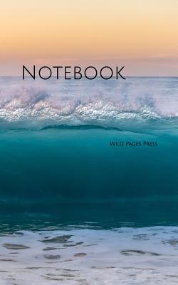 Notebook: Beach sea water ocean wave landscape nature island travel resort holiday vacation