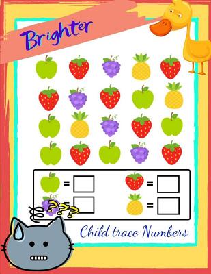 Brighter Child trace Numbers: 1 2 3 Count with Me, Math Activity Book, Learning the easy Maths for kids to Lift and Learning Preschool, ( Let's Get Counting!)