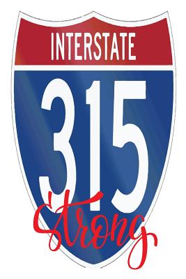 Interstate 315 Strong: 6x9 College Ruled Line Paper 150 Pages