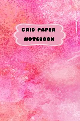 Grid Paper Notebook: Fushcia Watercolor Theme-Graph Paper 1cm -6 x 9