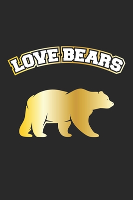 Love Bears: Notizbuch, Notizheft, Notizblock - Geschenk-Idee für Bären Fans - Karo - A5 - 120 Seiten