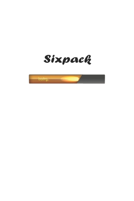 Sixpack loading: Notizbuch Geschenk-Idee - Karo - A5 - 120 Seiten