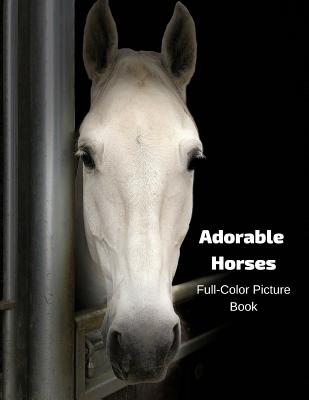 Adorable Horses Full-Color Picture Book: A Horse Picture Book for Children, Seniors and Alzheimer's Patients