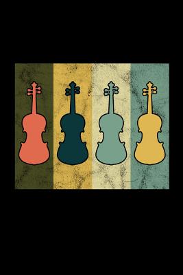 Vintage Violin Instrument: Violinist Music Gift for Musicians (6x9) Dot Grid Notebook