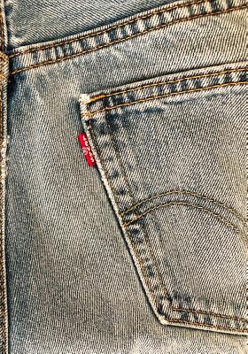 Levis: 7x10 vintage Levi's denim jeans wide ruled notebook for denimheads