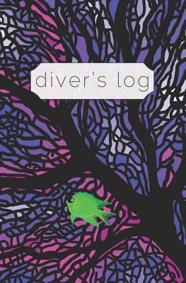 Diver's Log: Diving Log Book 5.25 x 8 SCUBA Dive Record Logbook Soft-Cover Pink Sea Fan