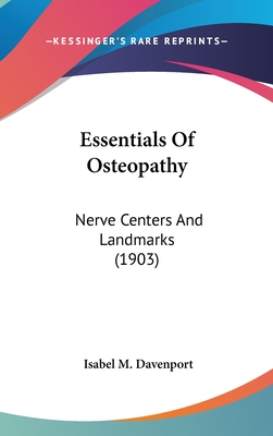 Essentials of Osteopathy: Nerve Centers and Landmarks (1903)