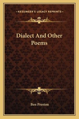 Dialect And Other Poems