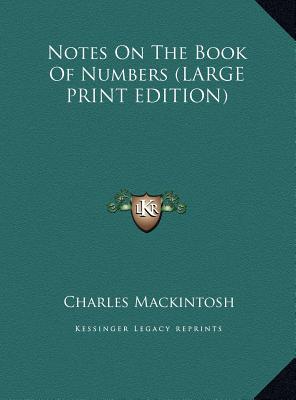 Notes On The Book Of Numbers (LARGE PRINT EDITION)