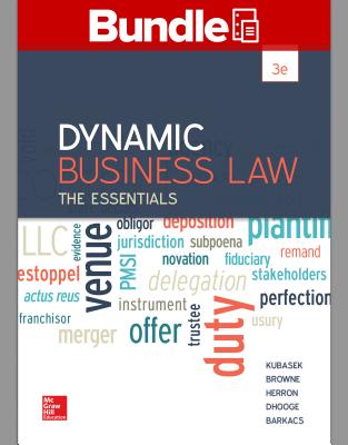 Loose Leaf for Dynamic Business Law and Connect Access Card