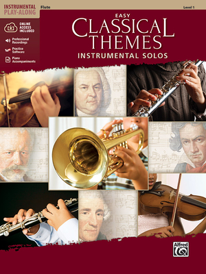 Easy Classical Themes Instrumental Solos: Flute, Book & CD
