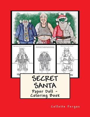 Secret Santa: Paper Doll - Coloring Book