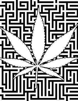 Cannabis Adult Coloring Book