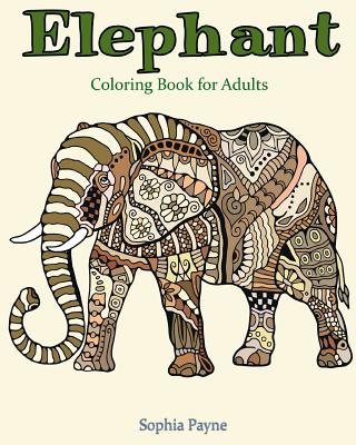 Elephant Coloring Book for Adults