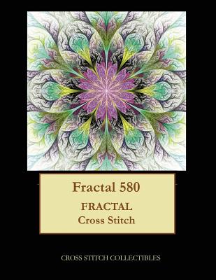 Fractal 580: Fractal cross stitch pattern
