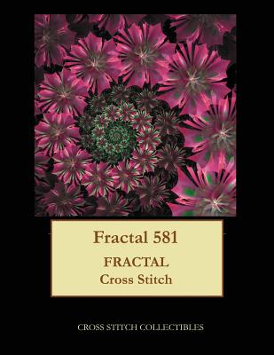 Fractal 581: Fractal cross stitch pattern