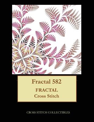 Fractal 582: Fractal cross stitch pattern