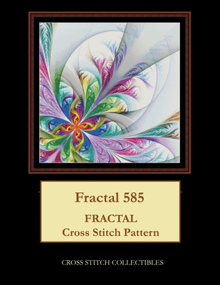 Fractal 585: Fractal cross stitch pattern