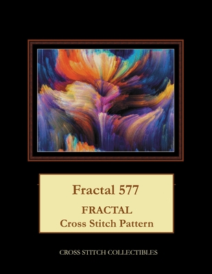 Fractal 577: Fractal cross stitch pattern