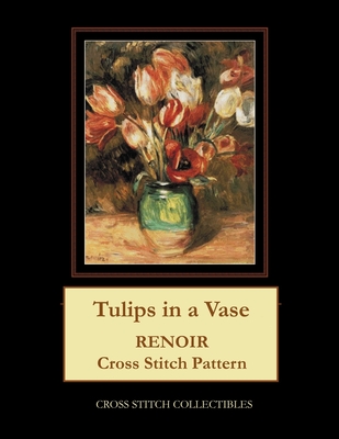 Tulips in a Vase: Renoir cross stitch pattern