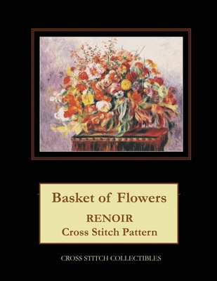 Basket of Flowers: Renoir cross stitch pattern
