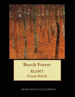 Beech Forest: Gustav Klimt cross stitch pattern