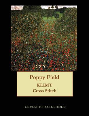 Poppy Field: Gustav Klimt cross stitch pattern