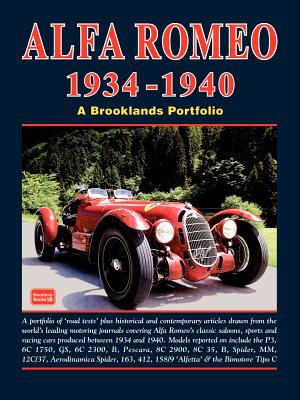 Alfa Romeo 1934-1940 Road Test Portfolio