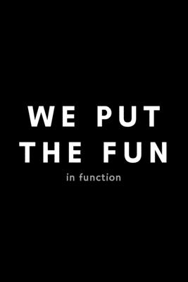 We Put The Fun In Function: Funny Occupational Therapist Notebook Gift Idea For OT Therapy - 120 Pages (6 x 9) Hilarious Gag Present