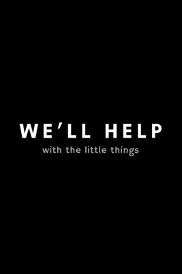 We'll Help With The Little Things: Funny Occupational Therapist Notebook Gift Idea For OT Therapy - 120 Pages (6 x 9) Hilarious Gag Present