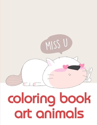 coloring book art animals: Coloring Pages, Relax Design from Artists for Children and Adults