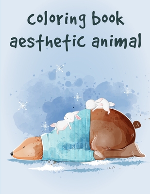 Coloring Book Aesthetic Animal: Funny Coloring Animals Pages for Baby-2
