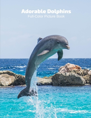 Adorable Dolphin Full-Color Picture Book: Dolphin Picture Book for Children, Seniors and Alzheimer's Patients -Mammals Wildlife Nature