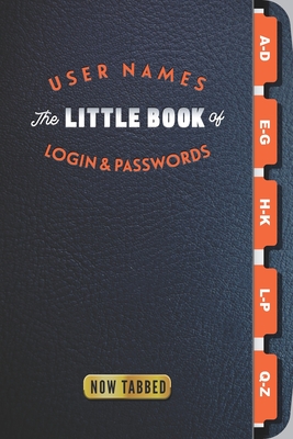 The Little Book of User Names Login & Passwords: For storing Computer Website and Social Media details