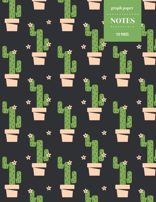 Graph Paper Notes 110 Pages: Cactus Notebook for Professionals and Students, Teachers, Architects, Scientists, Engineers, and Writers - Succulent Llama Pattern