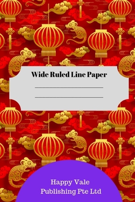 2020 Rat New Year Theme Wide Ruled Line Paper