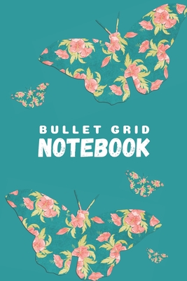 Bullet grid notebook: Butterfly design - Gift accessory for vets, veterinarians, vet receptionist, Veterinarian Medicine Students and animal lovers - 130 pages - A5