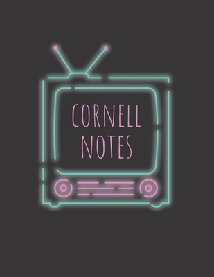 Cornell notes: Cornell notes notebook 8.5 x 11, 120 pages, a great method to organize your notes, thoughts and lectures, a perfect gift for students, unique neon glow design cover.