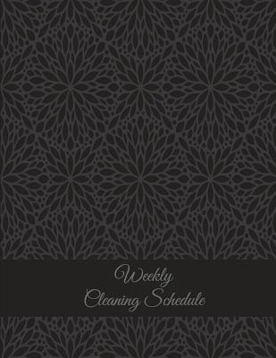 Weekly Cleaning Schedule: Black Classic Mandala, Household Chores List, Cleaning Routine Weekly Cleaning Checklist Large Size 8.5 x 11 Cleaning and Organizing Your House