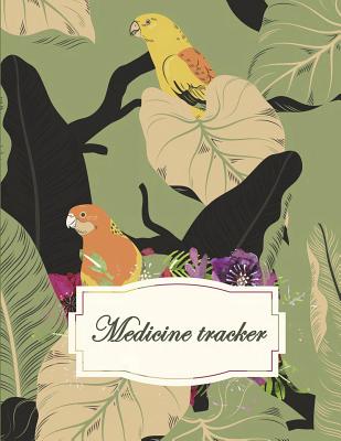 Medicine tracker: Daily Medicine Reminder Tracking, Healthcare, Health Medicine Reminder Log, Treatment History 120 Pages Large Print 8.5 x 11