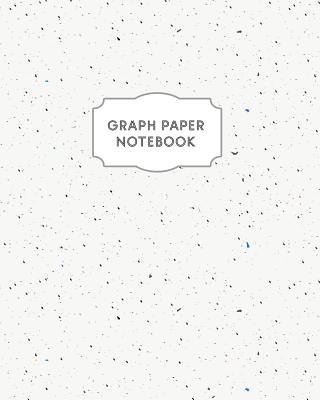 Graph Paper Notebook: Speckle Pattern Math Composition Book Quad Ruled 4 x 4 (.25) Squares Graphing Paper Large, 8 x 10 in