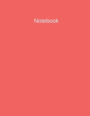 Notebook: 100 Sheet/200 Pages 8.5 X 11 In.-Wide Ruled-Peach