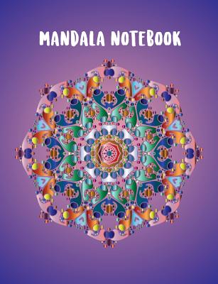 Mandala Notebook: 7.44 X 9.69 120 Pages, Dot Grid Sketchbook for Drawing Mandalas